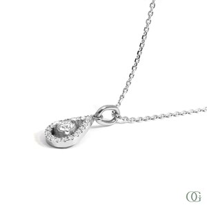 Dazzle Drop Diamond Pendant