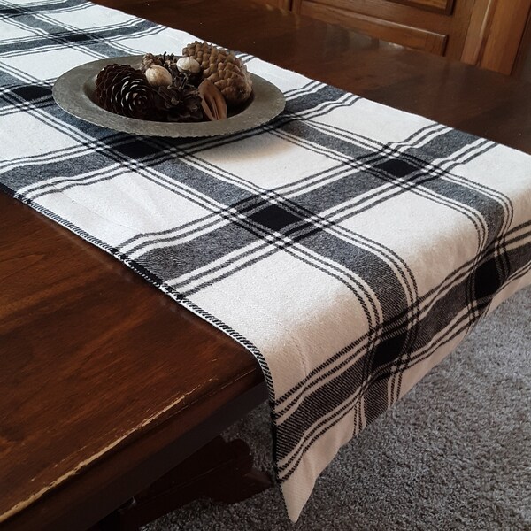 Black White Runner Etsy