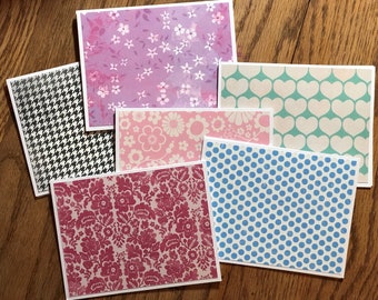 Handmade All Occasion Blank Cards - 12 Cards and Envelopes