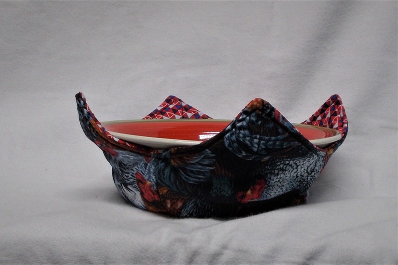 SOUP Bowl Cozies CHICKENS ROOSTERS Thermal Bowl Protector Ice Etsy