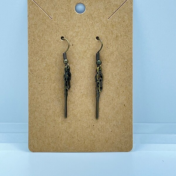 Clock Hand Earrings