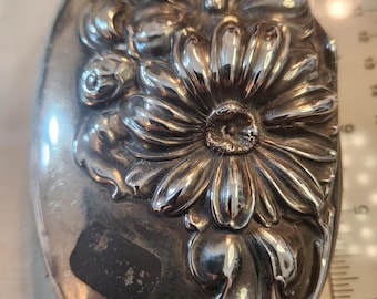Antique Art Nouveau Unger Brothers "he Loves Me" Sterling Silver Maiden ...