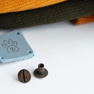 Metal Dome Cap Rivets Studs Round Rivet, Leather Craft Bag Belt Clothing Garment Shoes Accessories, DIY Supplies