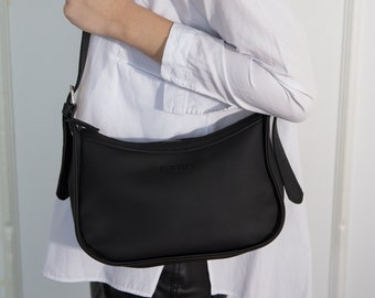 Leather Shoulder Bag, Evening Clutch, Everyday Purse, Luxury Crossbody Bag, Stylish Women's Handbag, Gifts for Mom