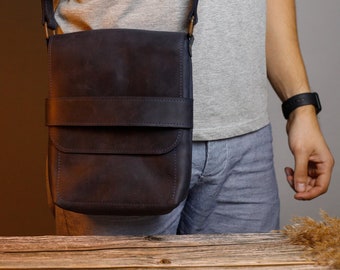  ANACRO Man Purse Shoulder Bag Luxury Men's Briefcase Business  Plaid Bag for Male Leather Handbag Crossbody Bag (Color : Black) :  Clothing, Shoes & Jewelry