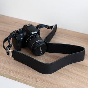 Personalized Leather Neck Camera Strap, Customizable Camera Neck Strap, Engraved Neck Camera Strap, Travel Gift, Photographer Gift