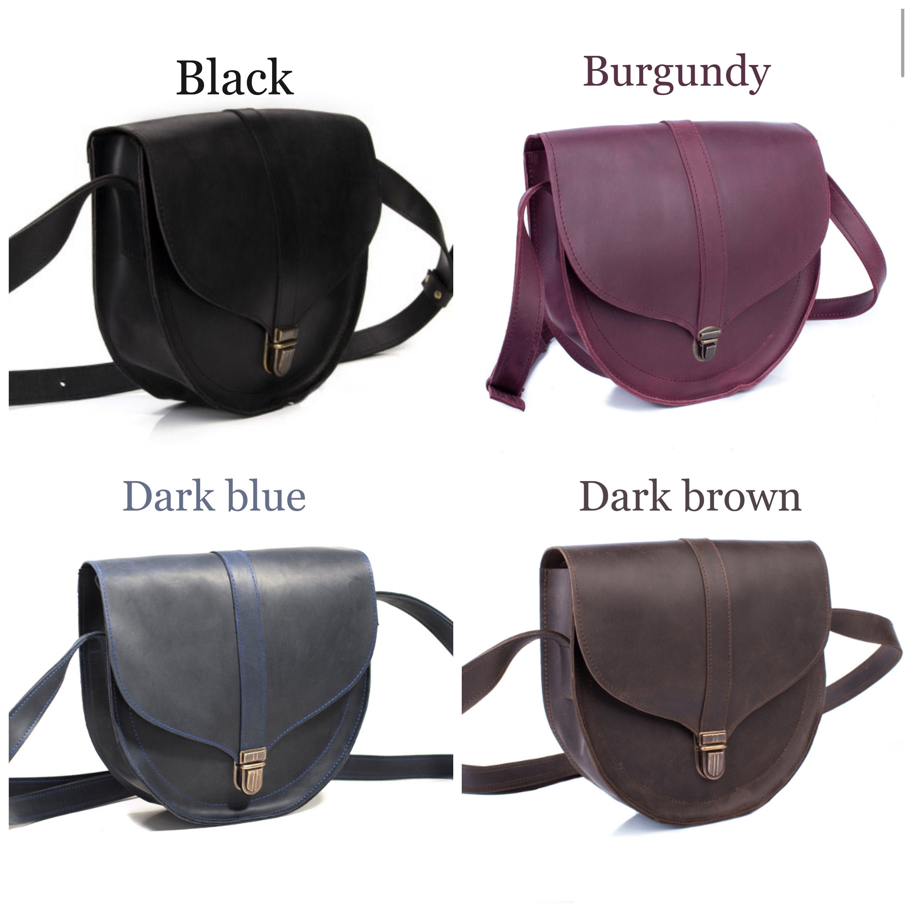 Crossbody saddle bag Saddle purse. Crossbody Women's Bag Etsy