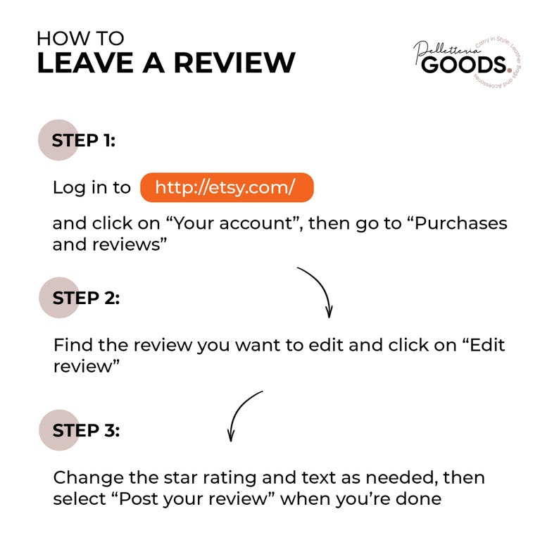 a screenshot of a text message with the words, how to leave a review