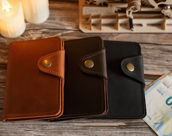 Funda de pasaporte de cuero con iniciales personalizadas, billetera de viaje personalizada, regalo de San Valentín para ella