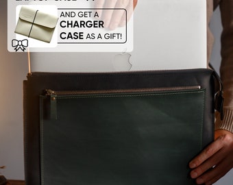 Funda de cuero personalizada para MacBook, funda para MacBook Air, elegante bolso para computadora portátil, funda personalizada para MacBook