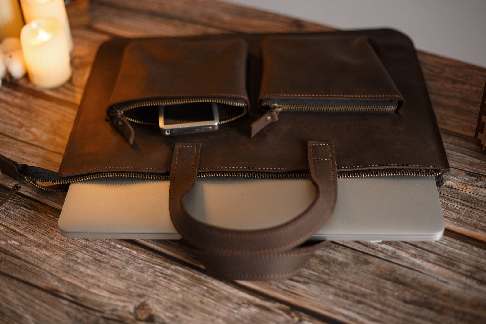 Leather Laptop Case. Leather Laptop Sleeve. Leather Laptop Bag Etsy