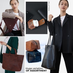 Leather Messenger Bag, Leather Triangle Bag, Womens Messenger Bag, Small Crossbody Bag, Handmade Bag, Cross Body Purse, Stylish Women's Gift image 10