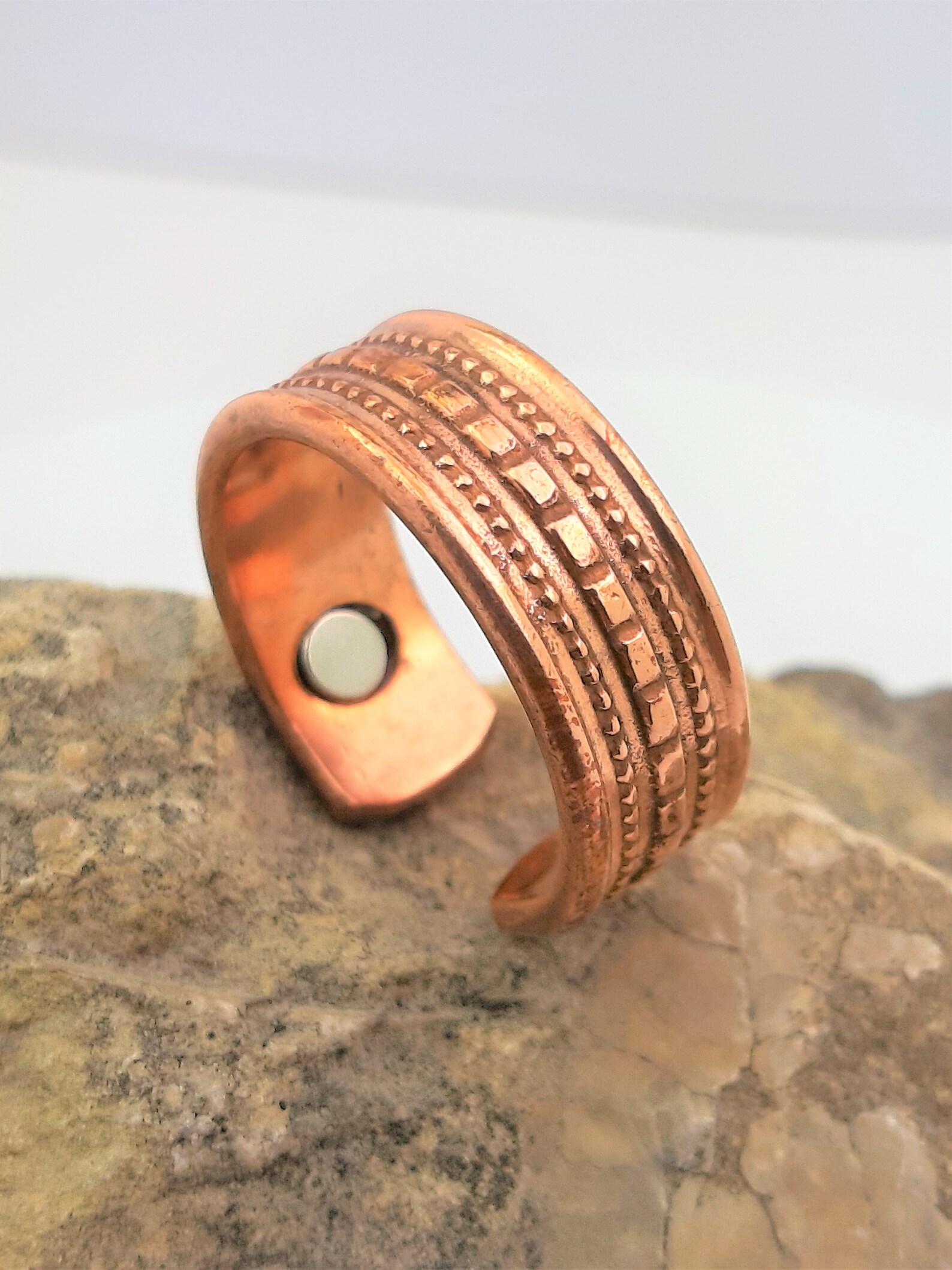 Pure Copper Adjustable Ring With 2 High Quality