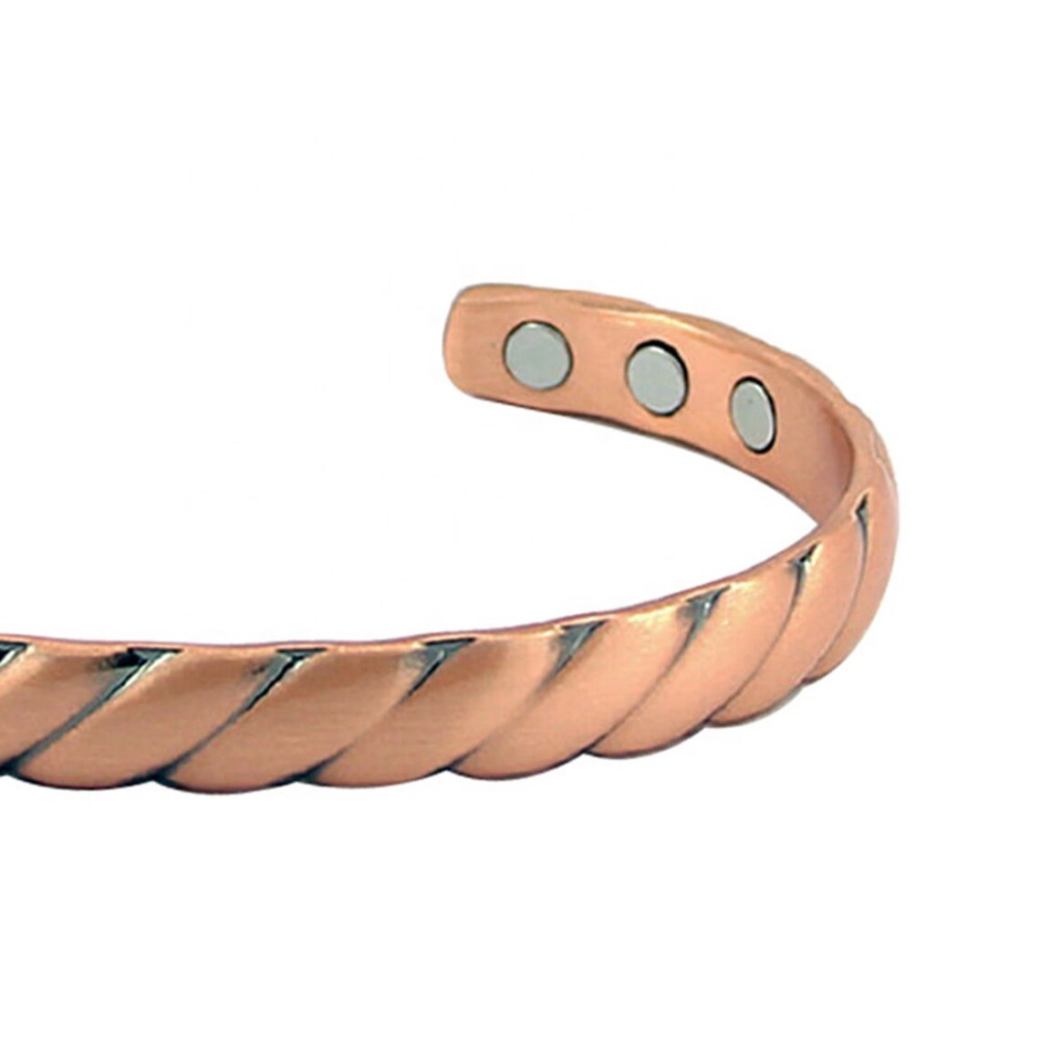 pure copper adjustable bracelet with 6 high quality Etsy