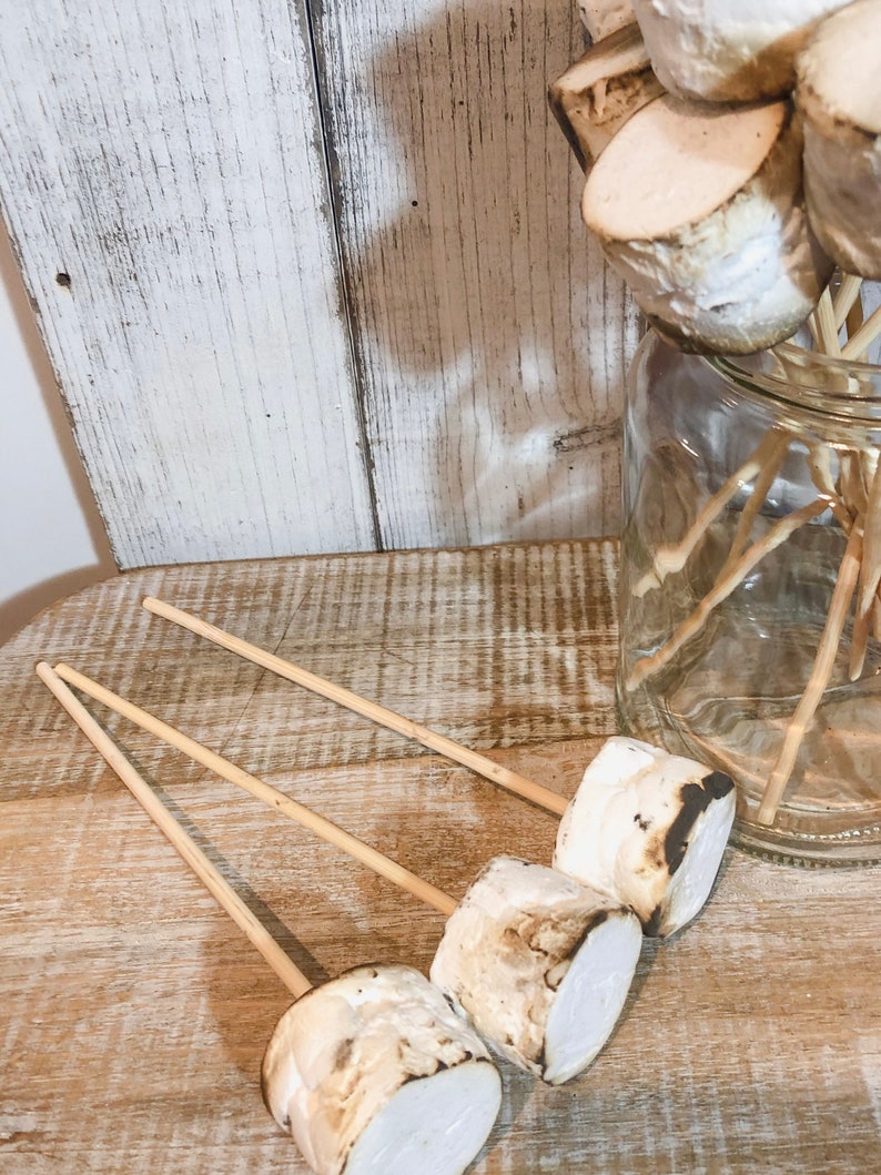 Faux Marshmallows Fake Roasted Marshmallows on a Stick Fake Etsy