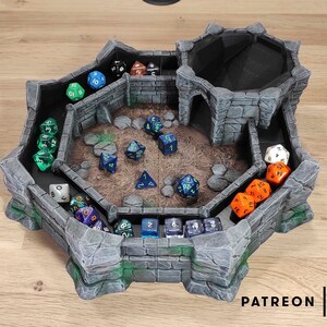 Dice Arena - Makers Anvil - 3D Printed Dice Towers