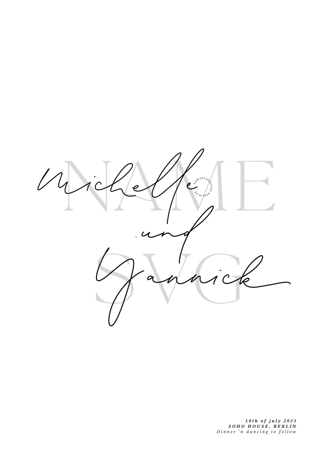 Handwritten Names As A Print File For Your Modern Wedding Etsy handwritten-names-as-a-print-file-for-your-modern-wedding-etsy