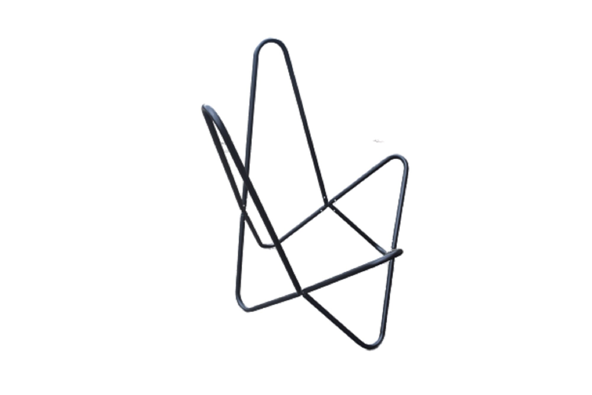 Leather Butterfly Chair 100 Handcrafted Original Buffelo Etsy