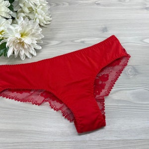 1 STKS Braziliaanse 100% biologisch katoenen comfortabel damesslipje handgemaakte lingerie