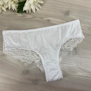 Braziliaanse comfortabele damesslipjes van 100% biologisch katoen, handgemaakte lingerie