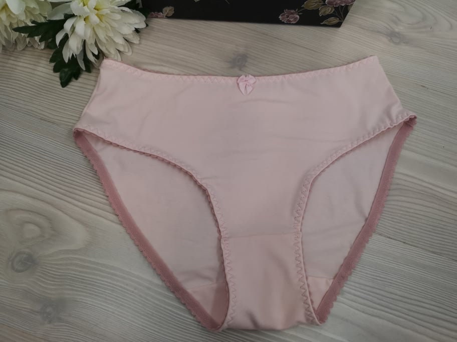 1PCS 100% Organic Cotton Comfy Beige Nude Ladies Hipster Panty