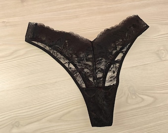 Cheer Lace Cute 1PCS White Comfy Ladies Thong Panty Women's Underwear Handmade Bridal Lingerie