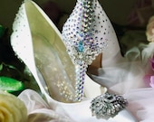 Crystal Bridal Wedding Shoes Jenny Packham No1 UK size 3