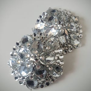 Pre-Made Clear Crystal Jewelled Stones Pasties