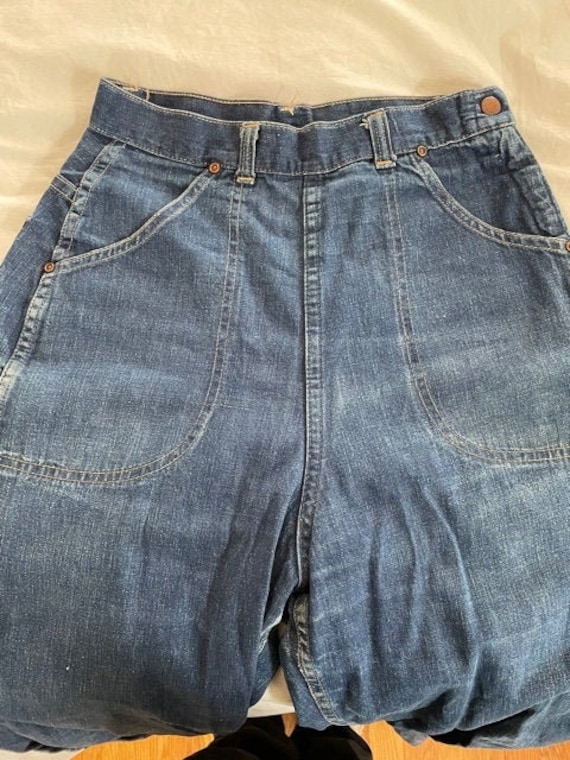 1940's Side Zip Denim Jean / XS - S