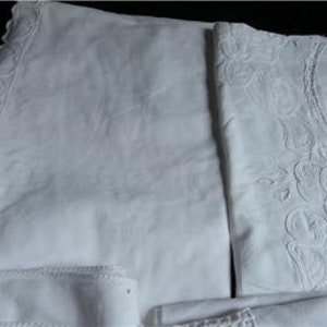Bargain Sale for Resellers Lot of 10 White Lovely Vintage Tablecloths ...