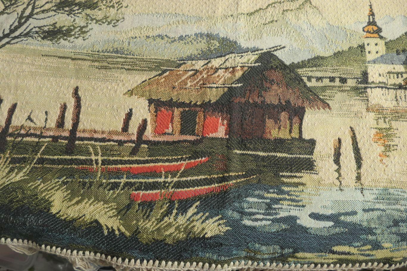 希少な1950年代のオリジナルドイツ製壁掛けタペストリー8点セット
