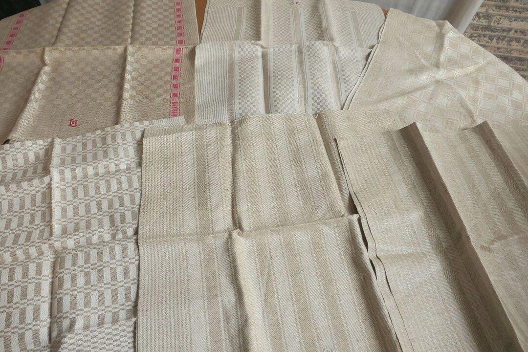 Used Linen From Collection Lot of 6 Unused Antique Linen Towels N2 - Etsy