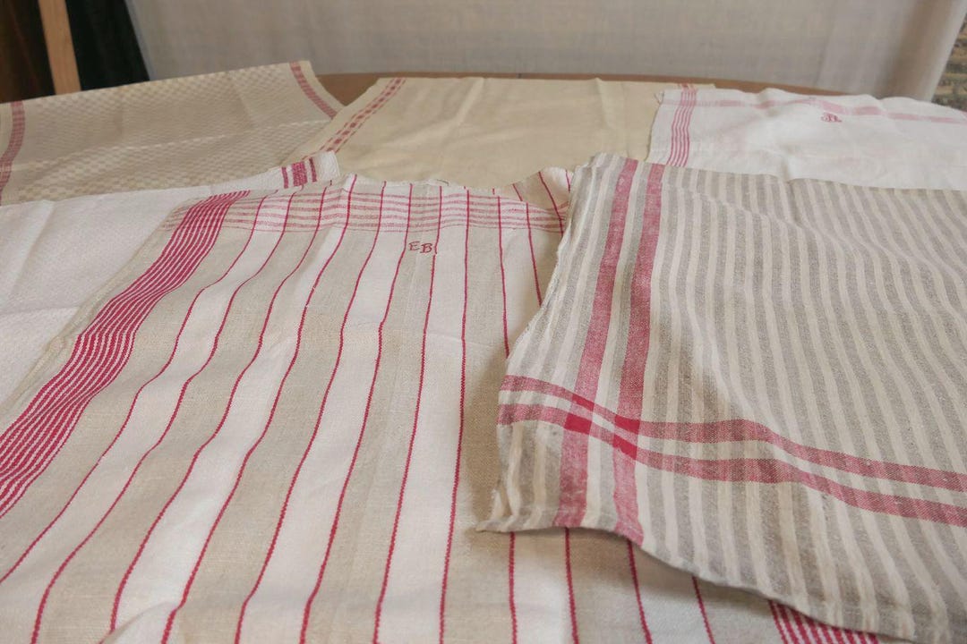 Used Linen From Collection Lot of 6 Antique Unused Linen Towels N8 - Etsy