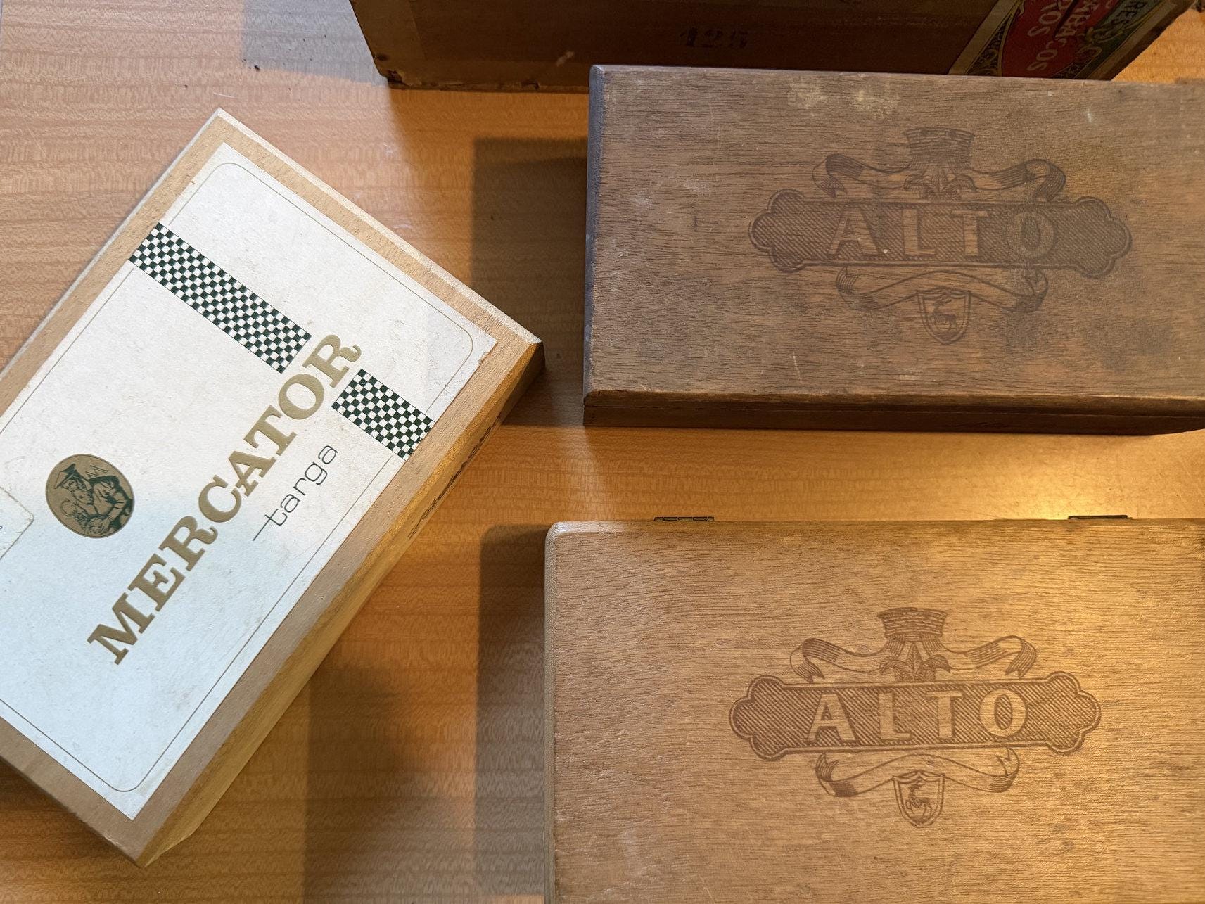 Collectors Lot of 10 Interesting Vintage Wooden Cigar Boxes - Etsy