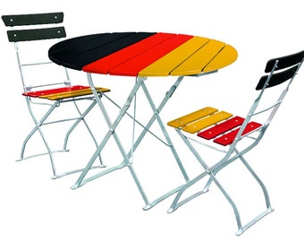 EuroLiving Terrassenmöbel-Set Biergarten-Set Edition-Classic Deutschland/Verzinkt