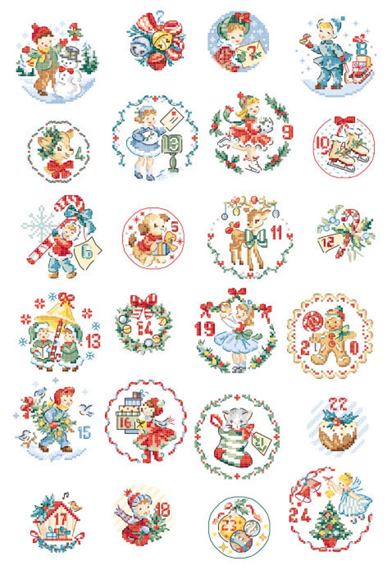 24 patterns of Advent calendar 2 image 2