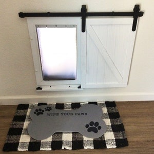 Farmhouse Pet Door Cover