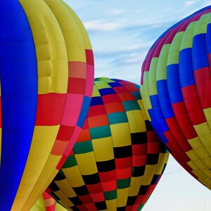 Colorful Hot Air Balloon, Art Print, Wall Decor