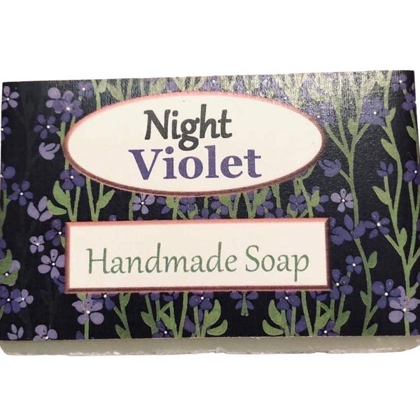 Night Violet all natural handmade soap