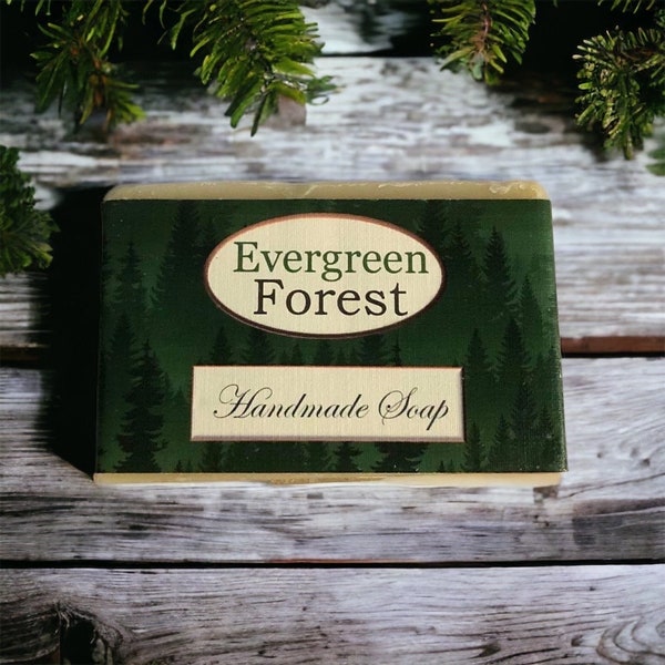 Evergreen Forest all natural handmade soap