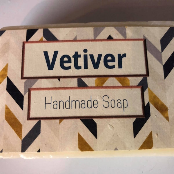 Vetiver all natural handmade soap vetyver