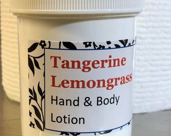 Tangerine Lemongrass Lotion for Hand and Body