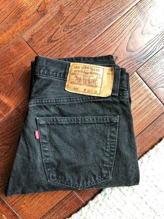 90s Levis | Vintage 90s Levis | 90s Black Levis |