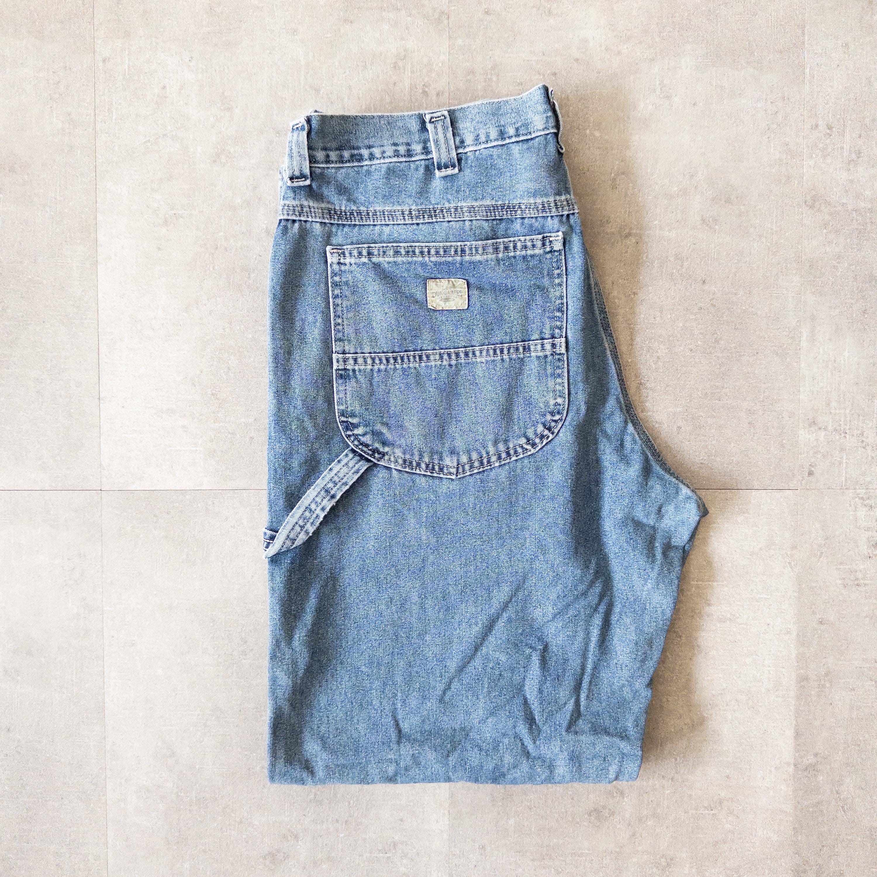 Vintage 90s Lee Denim Carpenter Pants - 1990s Workwear - 36x32 - Etsy