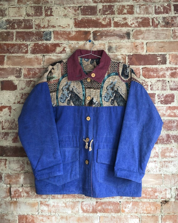 Berry Ellen Tapestry Jacket | Horse Western Print