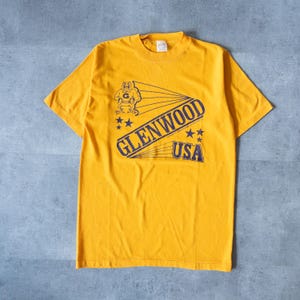 Vintage 80s Single Stitch Glenwood USA Sports Graphic Tee - 80s Shirt, Vintage Clothing, True Vintage, Made In USA, 1980s Shirt