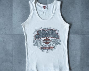 Vintage Y2K Harley Davidson Tank Top - Etsy