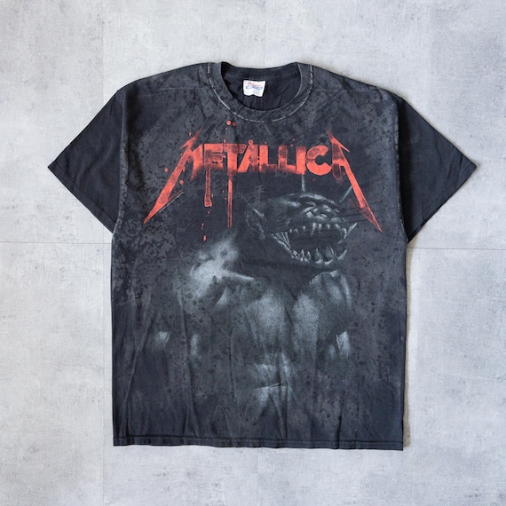 激レア　メタリカ　バンドTシャツ　Jump in the fire Vintage Y2K Metallica Jump in the Fire All Over Print Tee - XL - Etsy