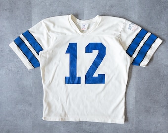 Camiseta vintage de la NFL Rawlings #12 de los 90 - Camiseta deportiva cuadrada