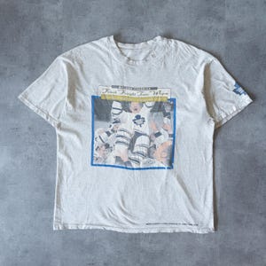 Vintage 90er Jahre Toronto Maple Leafs NHL Hockey Tee - Distressed T-Shirt, Molson Kanadische Beer Promo, Y2K Shirt, 90er Jahre Ästhetik, Vintage-Kleidung